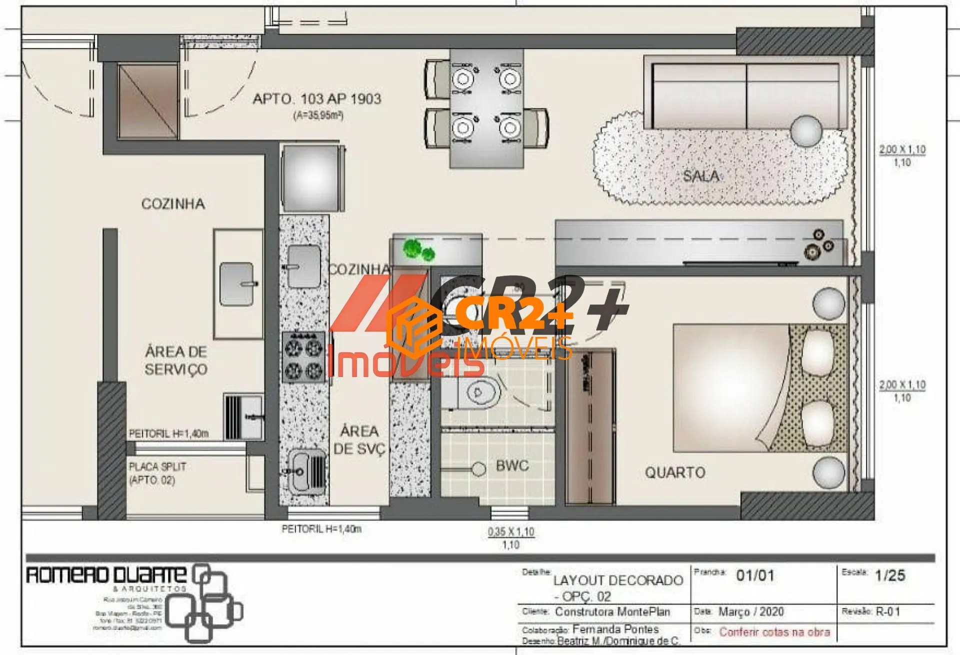 Imagem Flat a Venda de 35m² com 1 quarto em bairro Boa Vista em Recife
