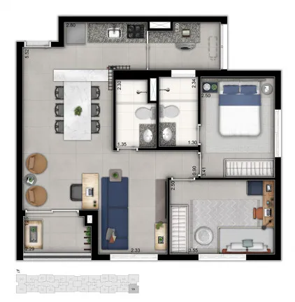 Imagem Apartamento com 3 Quartos à Venda, 68 m²em Vila Sônia - São Paulo