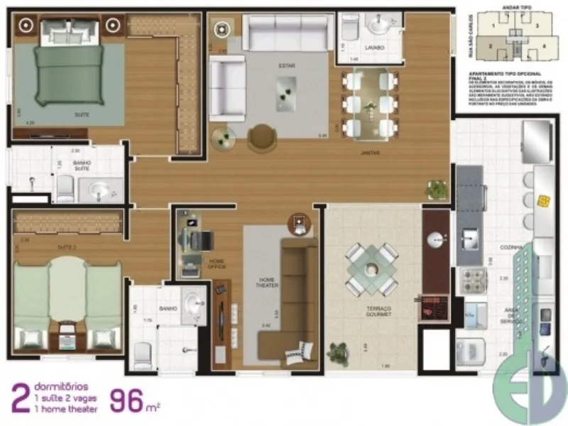Imagem Apartamento à venda com 3 quartos em Santa Paula São Caetano do Sul SP