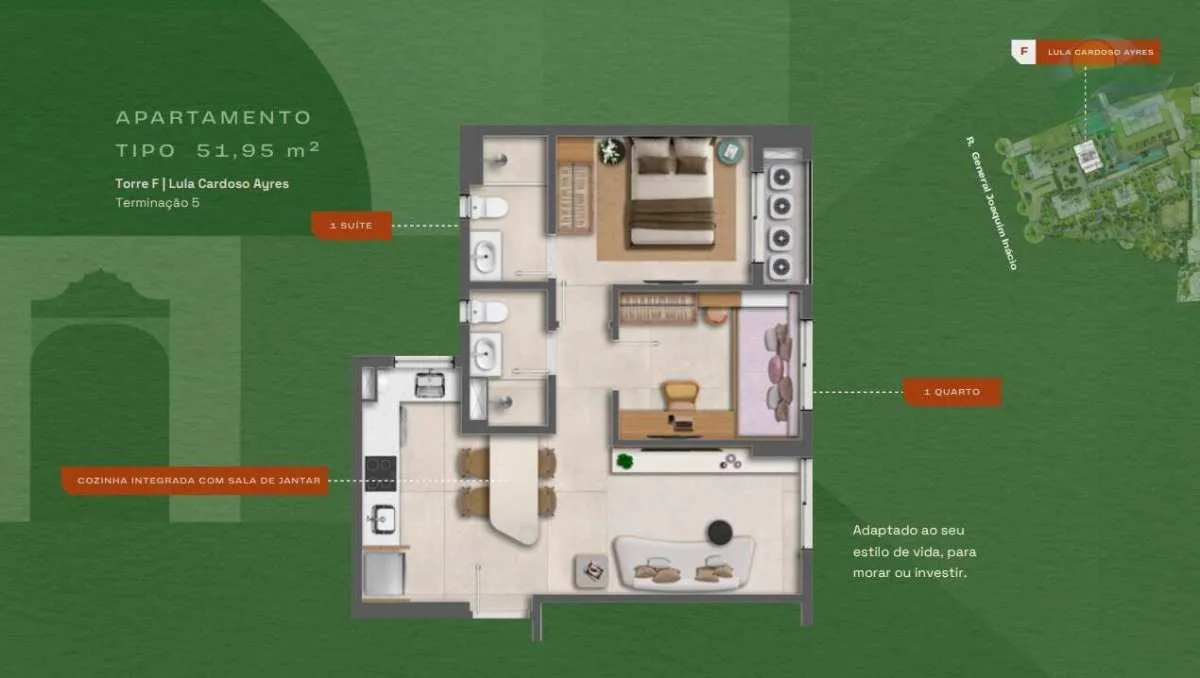 Imagem Apartamento à venda em Recife, Ilha do Leite, com 2 quartos, 51m2