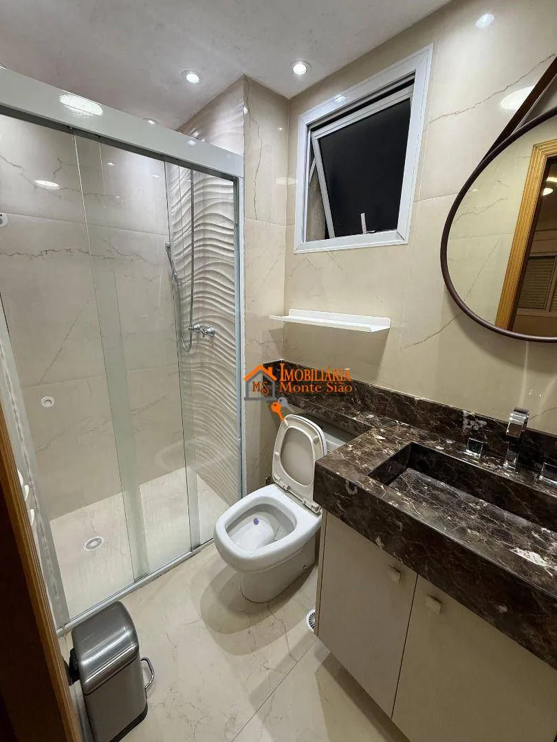 Imagem Apartamento com 2 dormitórios para alugar, 66 m² por R$ 6.500,00/mês - Jardim Flor da Montanha - Guarulhos/SP