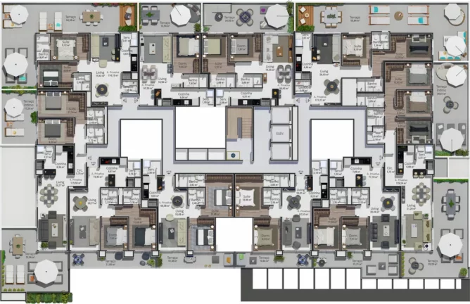 Imagem Condado San Diego - Apartamento à venda no bairro Zona Nova - Capão da Canoa/RS