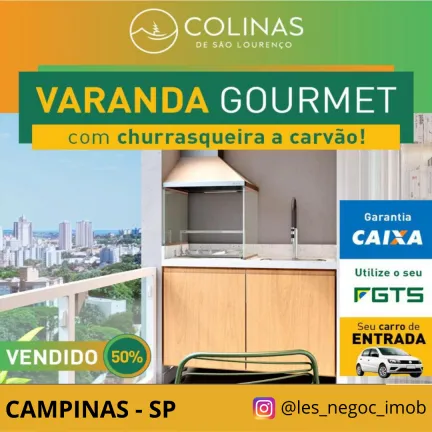 Imagem Apartamento com 2 Quartos à Venda, 69 m² em São Bernardo - Campinas