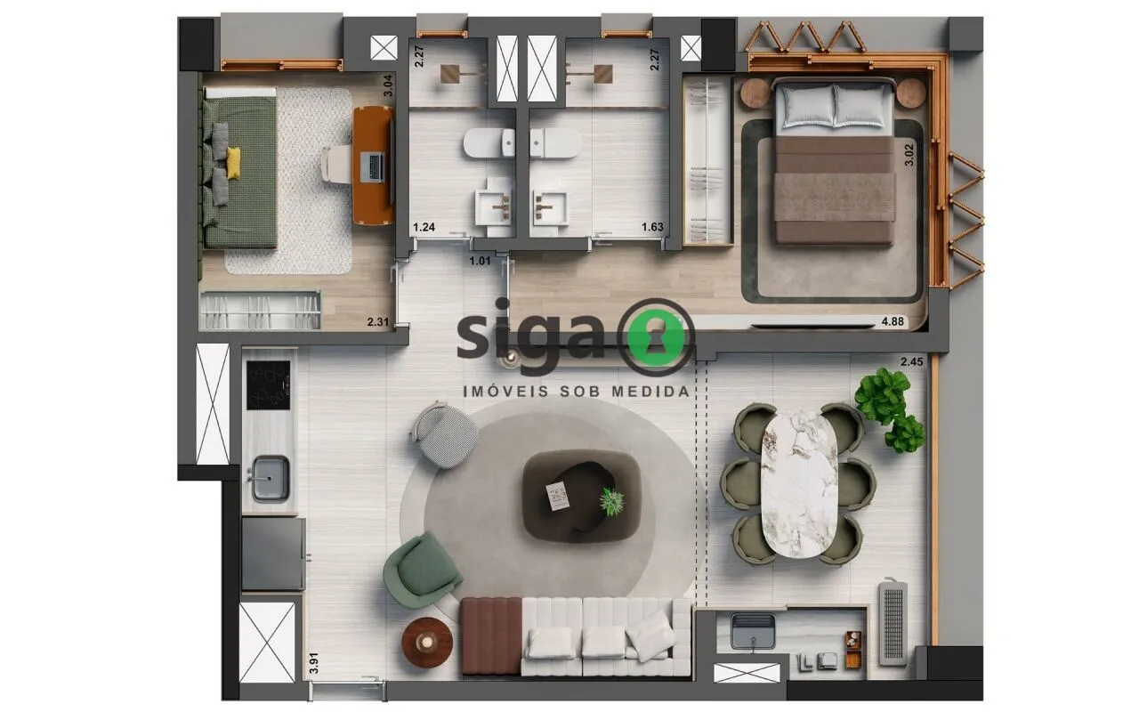 Imagem Apartamento para venda no Jardins, São Paulo - SP