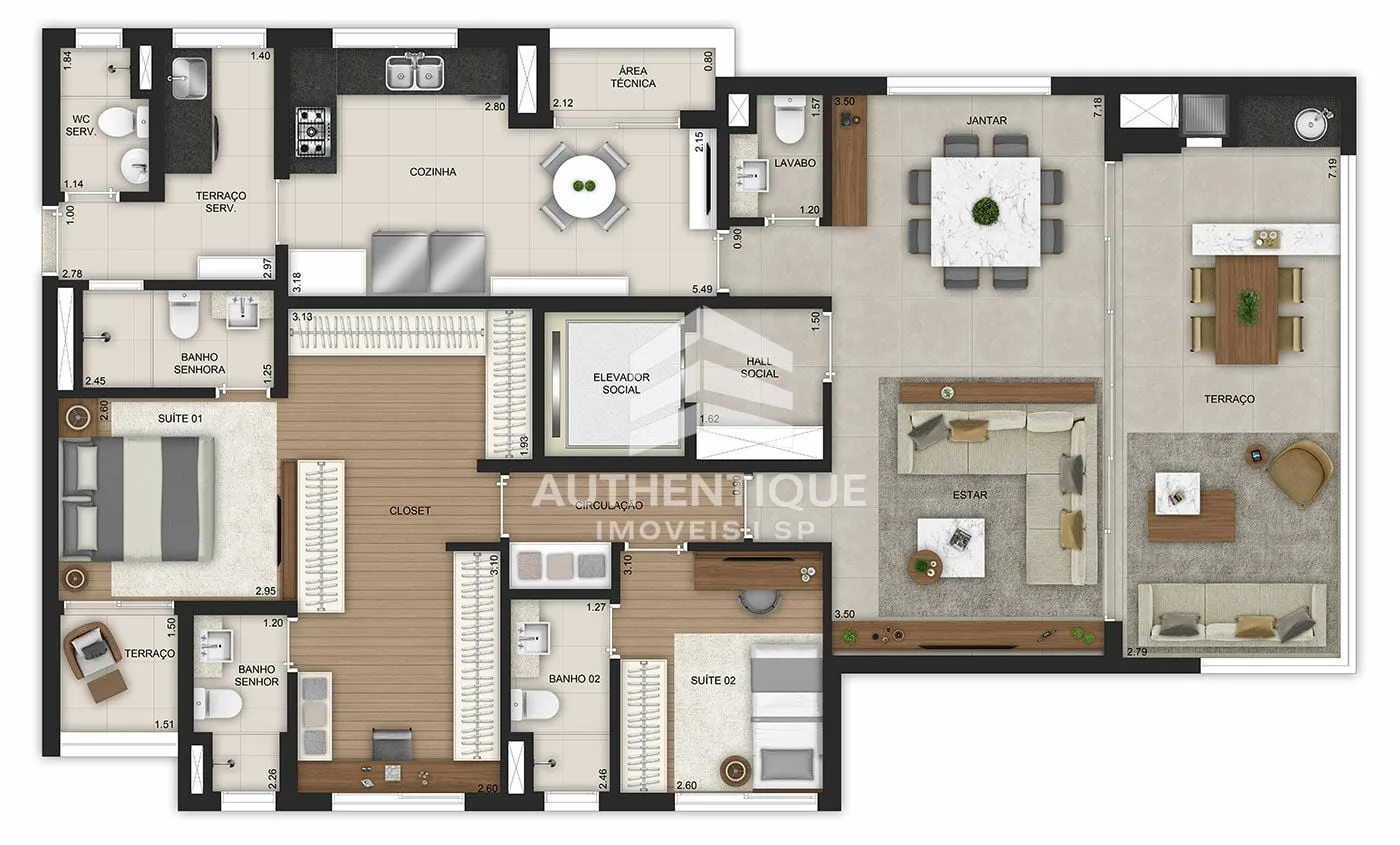 Imagem Guararapes 55 Brooklin - Apartamento à venda no bairro Brooklin - São Paulo/SP, Zona Sul