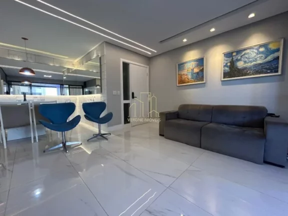 Imagem Apartamento alto luxo com três suítes amplo living vista mar a venda na Colina A em Patamares