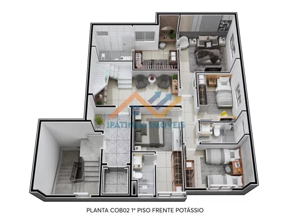 Imagem Apartamento Duplex no Imbaúbas - Ipatinga