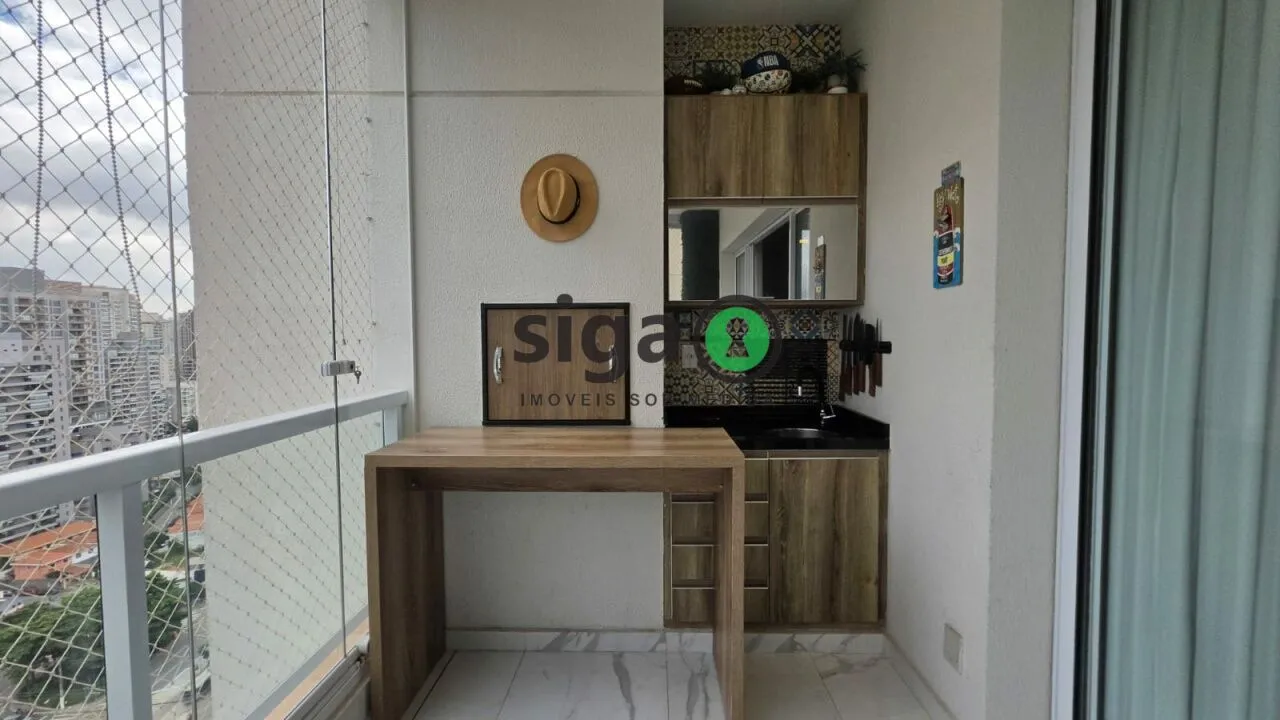 Imagem Apartamento à venda no Brooklin com 117m², 3 suítes, varanda gourmet, andar alto e lazer completo
