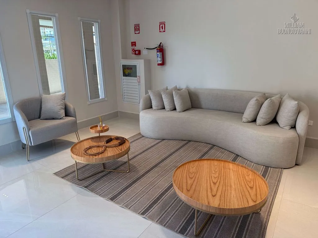Imagem Apto Novo na Aviação, 101m², 3 Suítes, Vista Mar, Mobiliado e Lazer Completo