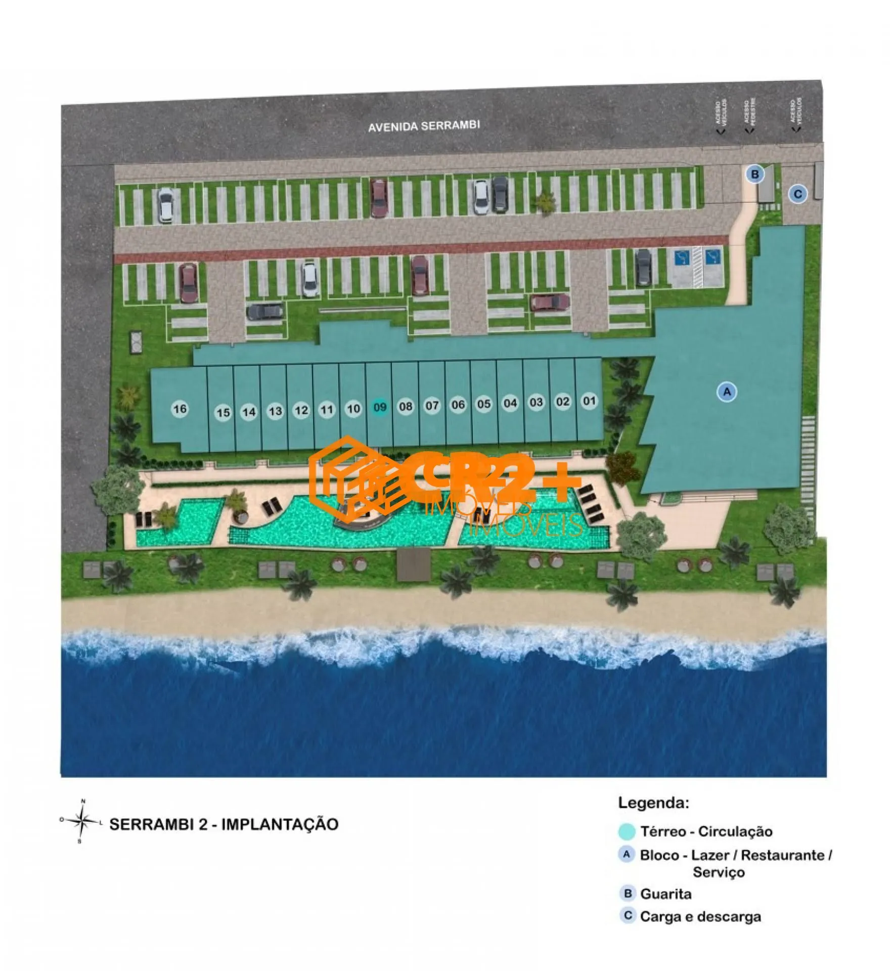 Imagem Studio a Venda de 31m² com 1 quarto em Enseada de Serrambi - Ipojuca