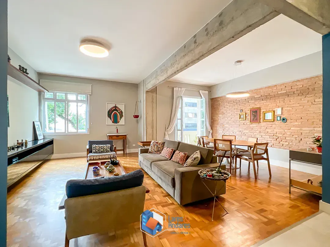 Foto do imóvel Apartamento para venda em Santa Cecília com 3 quartos, sendo 3 suítes, 170m² em Avenida Angélica
