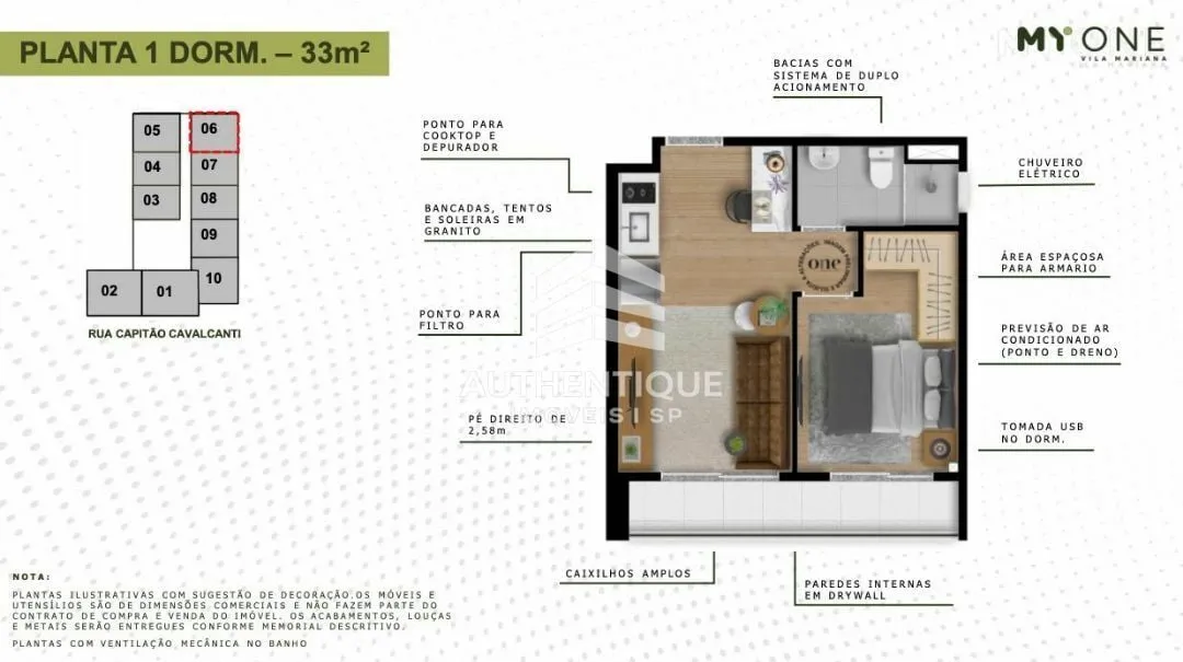 Imagem My One Vila Mariana - Apartamento à venda em São Paulo/SP