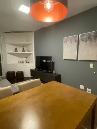 Imagem Apartamento para locação no Itaim Bibi, com 1 suíte, 2 banheiros, 1 vaga