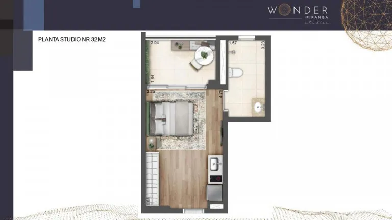 Imagem Apartamento com 1 Quarto à Venda, 40 m² em Sacomã - São Paulo