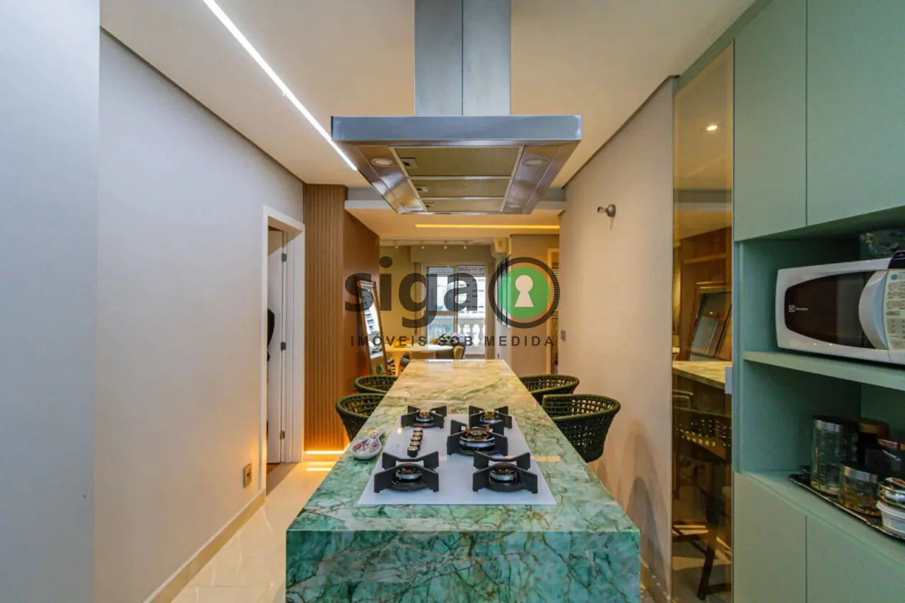 Imagem Apartamento para venda ou locação no Jardim Paulista, mobiliado e com 2 quartos