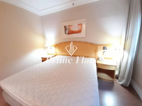 Imagem Flat disponível para locação no Tryp Higienópolis, com 32m², 1 dormitório e 1 vaga