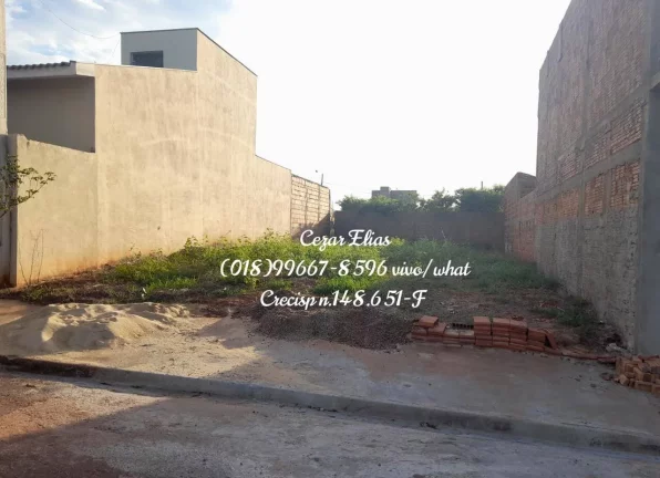 Agua Viva/Terreno a venda com 202m2 em Andradina SP