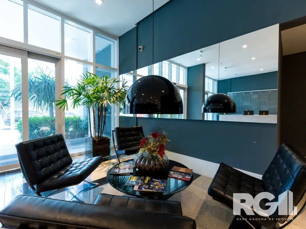 Imagem Sala para alugar totalmente mobiliada e decorada, 52 m² privativos divididos em 2 ambientes com vaga.