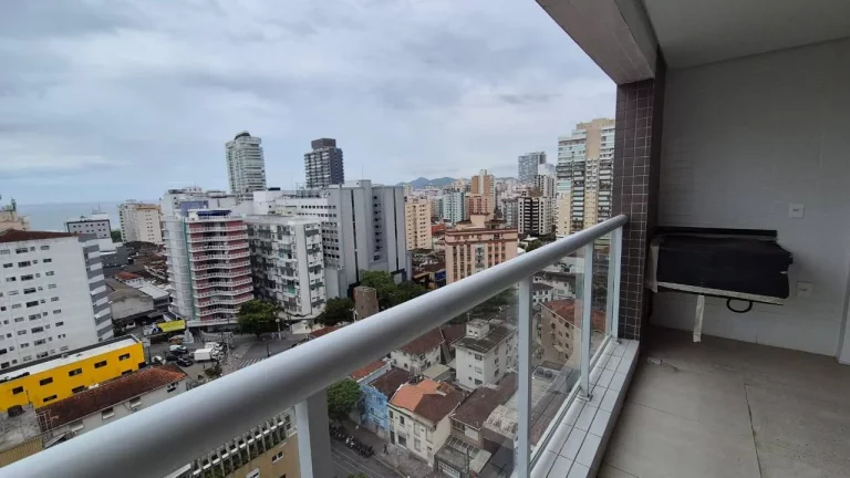 Imagem Excelente Apartamento de 74,46m2 com Vista Mar- Gonzaga