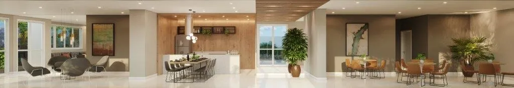 Imagem Apartamentos bem planejados e com infraestrutura completa para o bem-estar da sua família. Tudo iss...