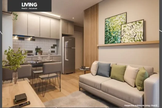 Imagem Apartamento para Venda em Santo André, Vila Eldizia, 2 dormitórios, 1 banheiro, 1 vaga
