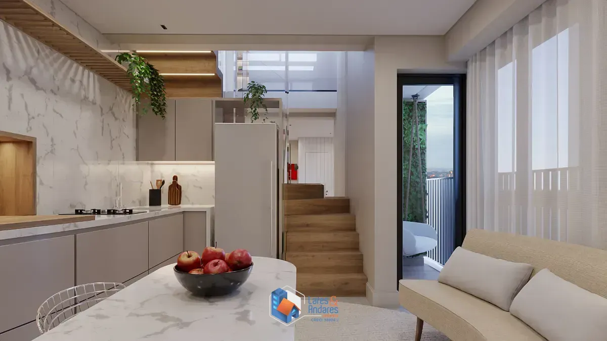 Imagem Duplex para venda em Higienópolis com 1 quarto, sendo 1 suíte, 53m²