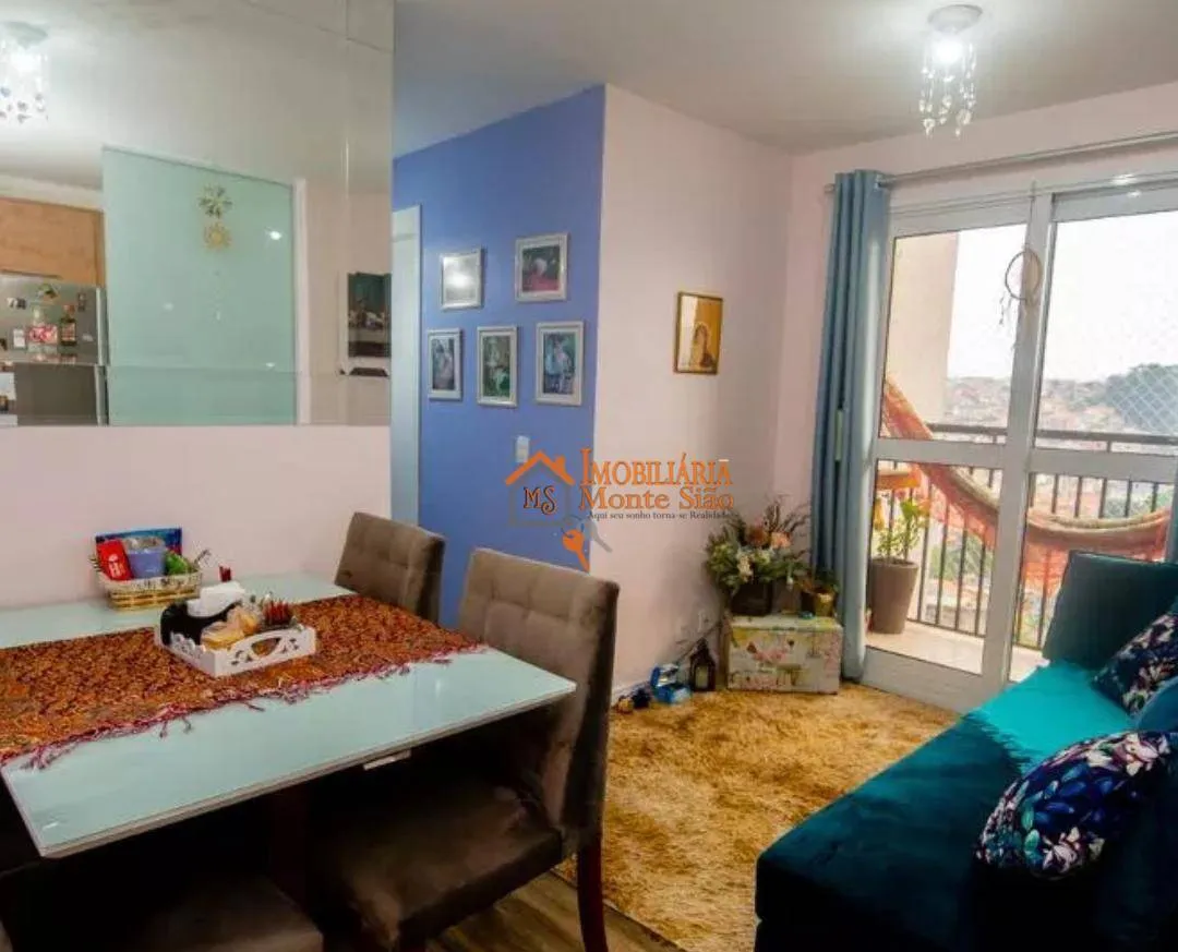 Imagem Apartamento com 3 dormitórios à venda, 60 m² por R$ 399.000,00 - Jardim Las Vegas - Guarulhos/SP