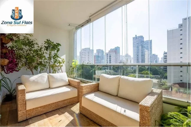 Imagem Apartamento à Venda Em Moema Com 4 Dormitórios Sendo 3 Suítes e 4 Vagas