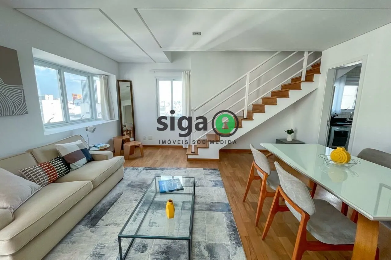 Imagem Cobertura Duplex mobiliada e com Jacuzzi disponível para locação a poucas quadras da Av. Paulista