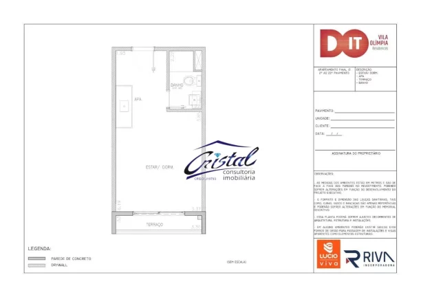 Imagem Apartamento com 1 quarto à venda, 25 m² - Vila Olímpia - São Paulo/SP