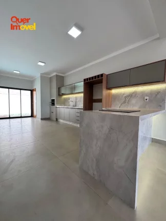Imagem Imperdível oportunidade de adquirir casa em condomínio na Reserva Imperial, Ribeirão Preto-SP! 3 quartos, 3 suítes, 2 salas, 4 banheiros, 4 vagas de garagem e 151,50 m² de área. Visite agora! Quer Imóvel Negócios Imobiliários!