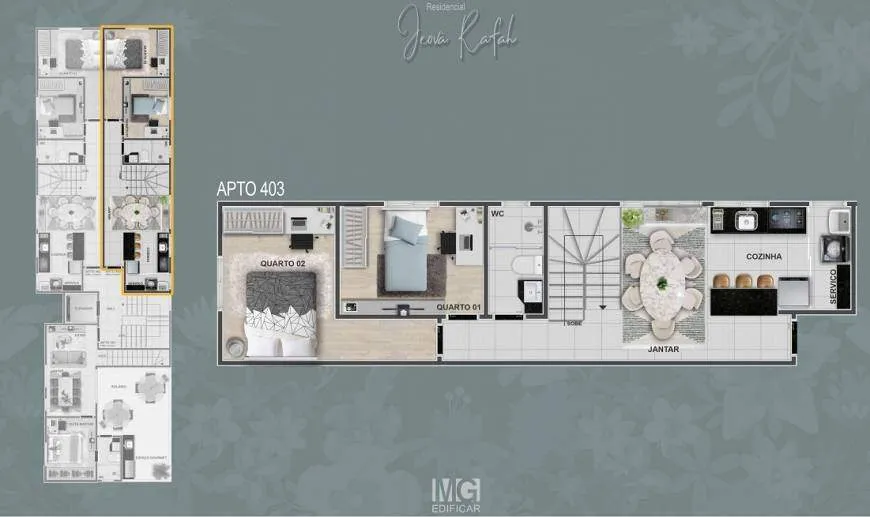 Imagem Cobertura duplex à venda, 3 quartos, 1 suíte, 2 vagas, Letícia - Belo Horizonte/MG