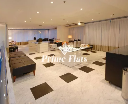 Imagem Flat disponível para venda no Paraíso Suites by Charlie, com 34m², 1 dormitório e 1 vaga de garagem