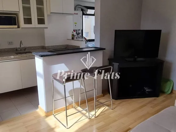 Imagem Flat disponível para locação no Condominio Edifício York Duplex Residence, com 41m², 1 dormitório e 1 vaga de garagem