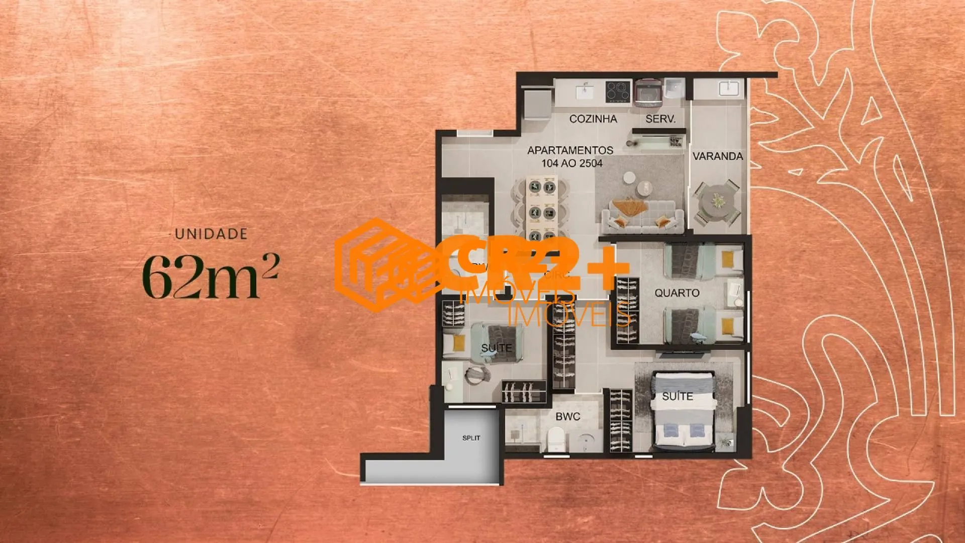 Imagem Apartamento a Venda de 62m² com 3 quartos 1 suíte no Rosarinho
