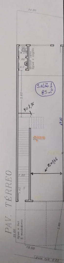 Imagem Salão para alugar, 85 m² por R$ 5.560,00/mês - Vila Augusta - Guarulhos/SP