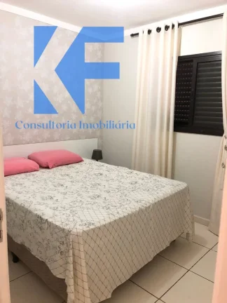 Imagem Apartamento confortável com 58m² , em andar baixo, com 2 dormitórios com planejados, sala com varanda, cozinha planejada