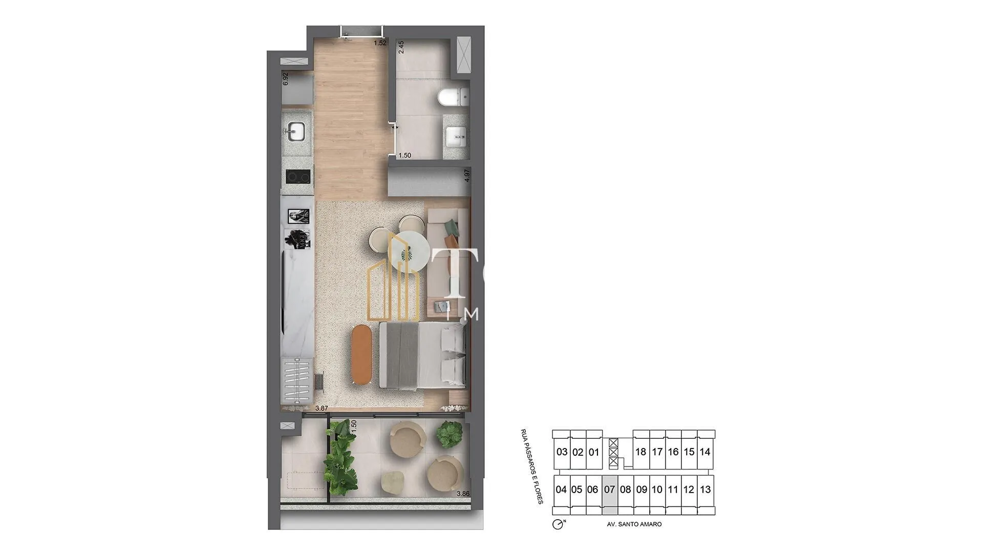 Imagem Apartamento à venda no bairro Brooklin - São Paulo/SP, Zona Sul