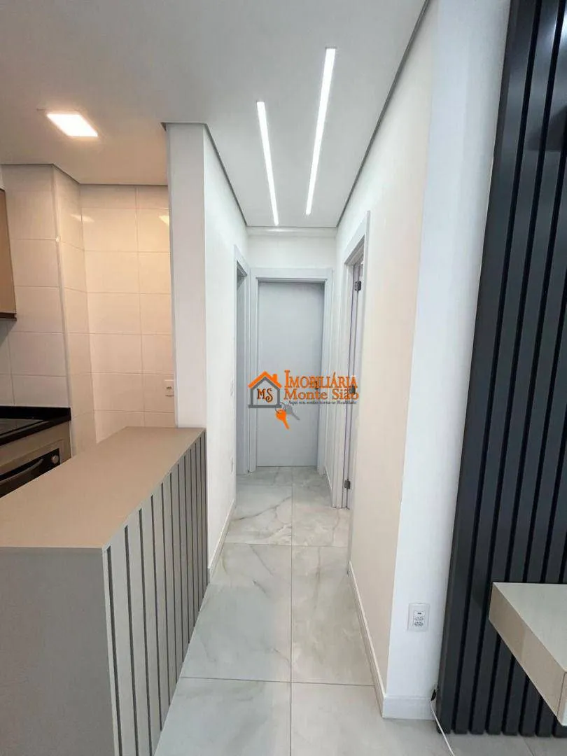 Imagem Apartamento com 2 dormitórios para alugar, 57 m² por R$ 4.829,98/mês - Centro - Guarulhos/SP
