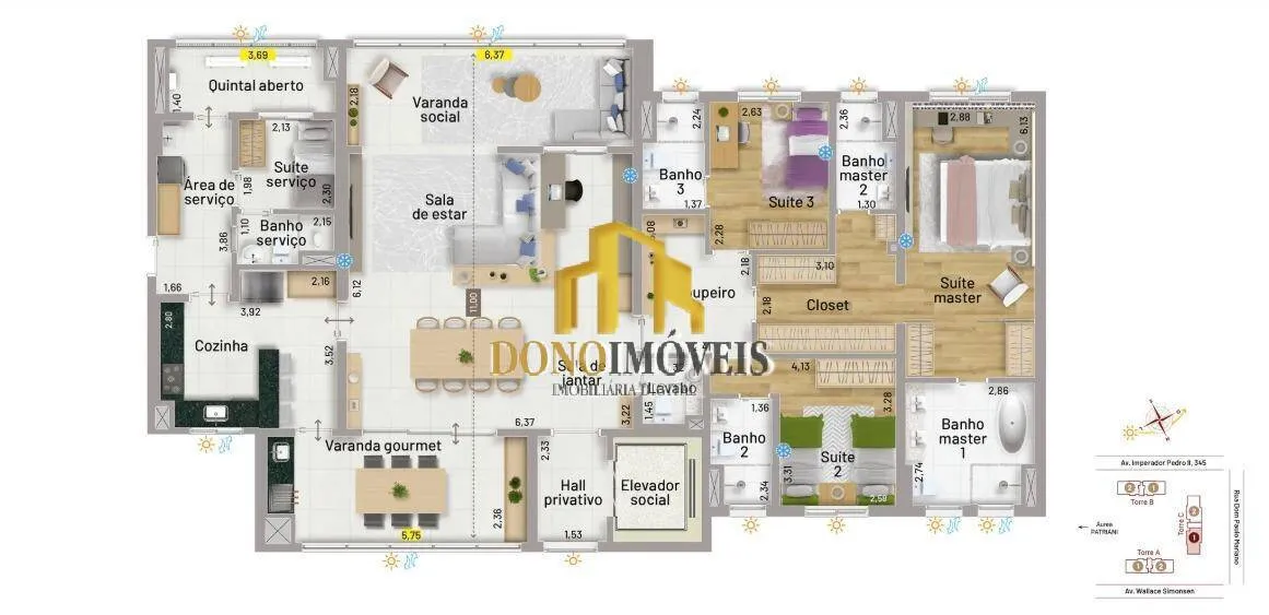 Imagem Apartamento Novo no Epic nova petropolis 199m² - Nova petropolis