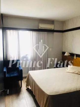 Imagem Flat disponível para venda no Quality Suites Alphaville, com 39m², 1 dormitório e 1 vaga