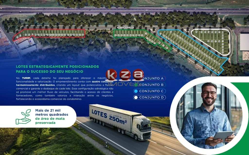 Imagem Terreno Comercial à Venda em Vinhedo-SP, Bairro Turim - Loteamento Comercial de a partir de 250m² de Área