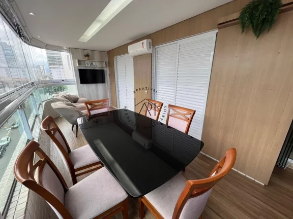 Imagem Apartamento Quadra Mar para Venda em Praia Grande, Guilhermina, 4 dormitórios, 3 suítes, 4 banheiros, 2 vagas