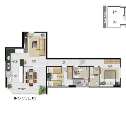 Imagem APARTAMENTO RESIDENCIAL em GUARAPARI - ES, PRAIA DO MORRO