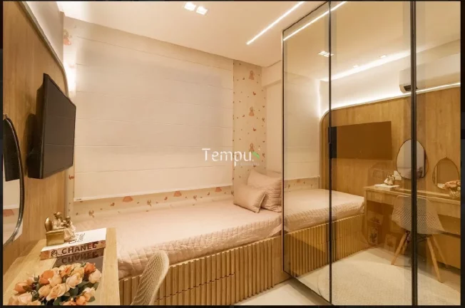 Imagem Apartamento Padrão, 3 quartos com suíte, churrasqueira a carvão na varanda