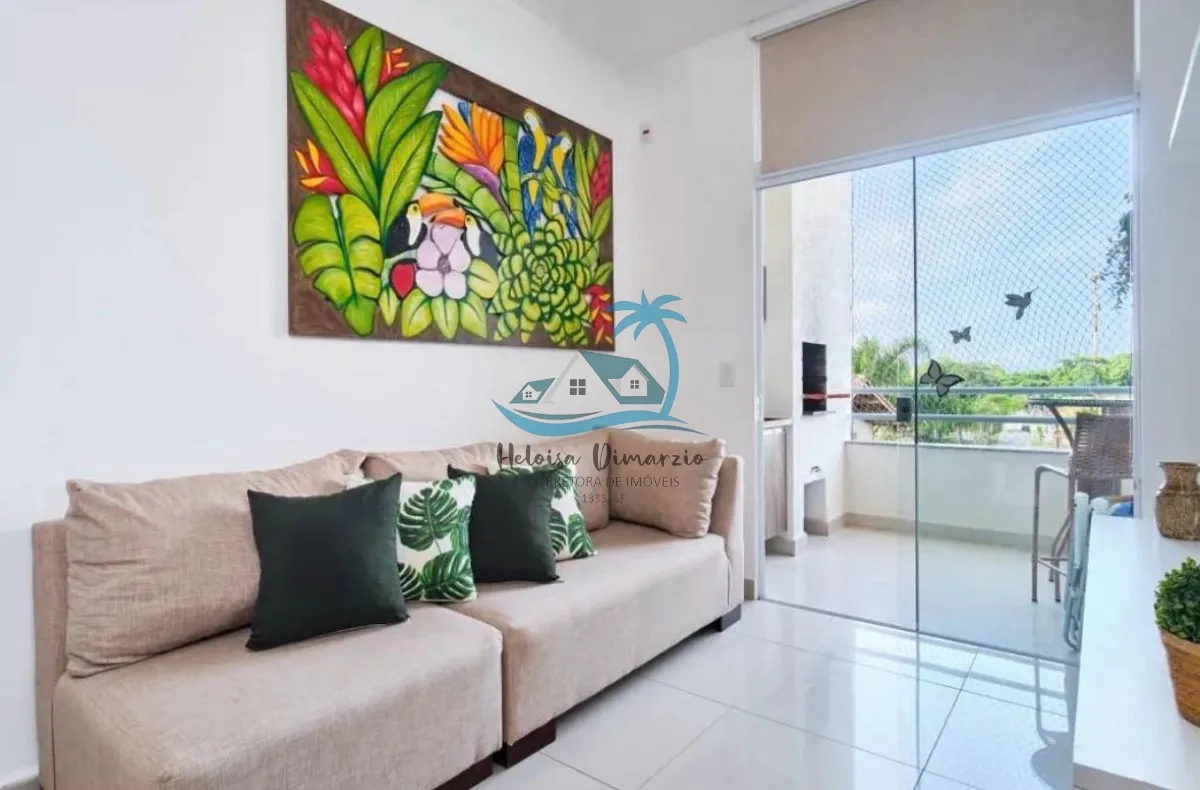 Imagem Apartamento MOBILIADO com 2 dormitórios à venda em Ubatuba a 700 metros da orla do Itaguá.