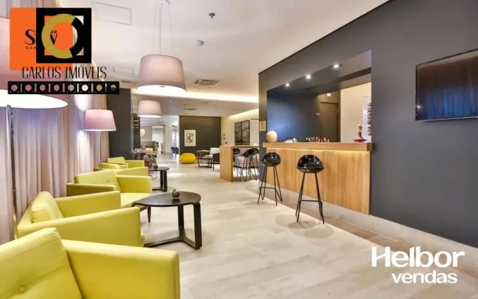 Imagem Apartamentos Stúdios 100% mobiliados, na praia, por apenas R$379.000-Santos
