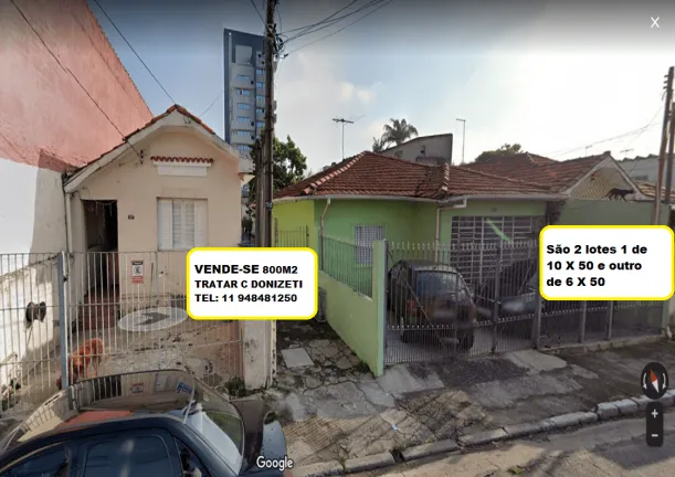 Foto do imóvel Terreno à Venda, 800 m² em Vila Constança - São Paulo