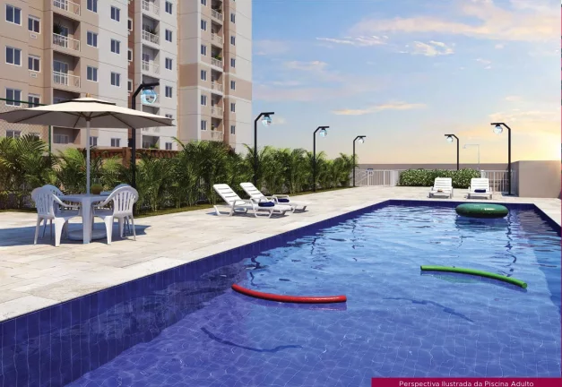 Imagem Jardim Imperador | 2 dormitórios | sacada | 37mts |Amplo Lazer com piscina, quadra recreativa