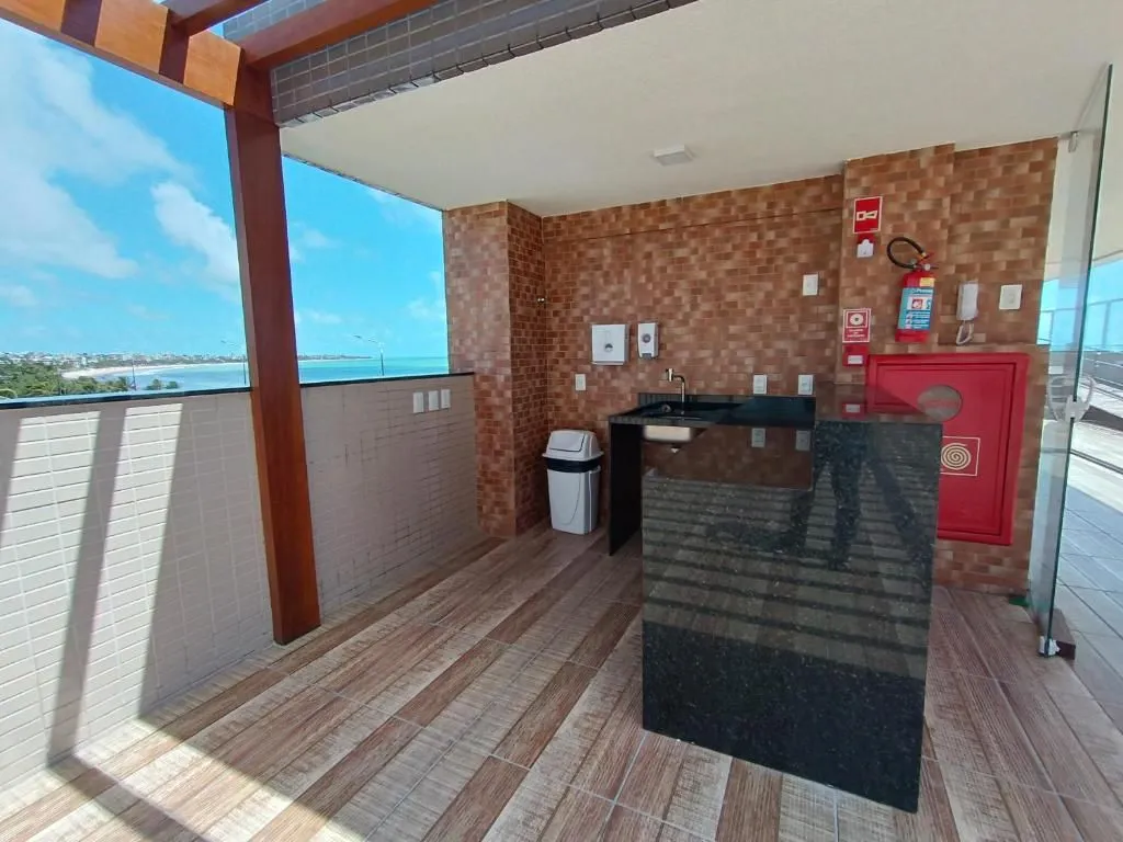 Imagem Flat mobiliado no Bessa com vista mar, piscina e garagem. Excelente para investir ou morar perto da praia.